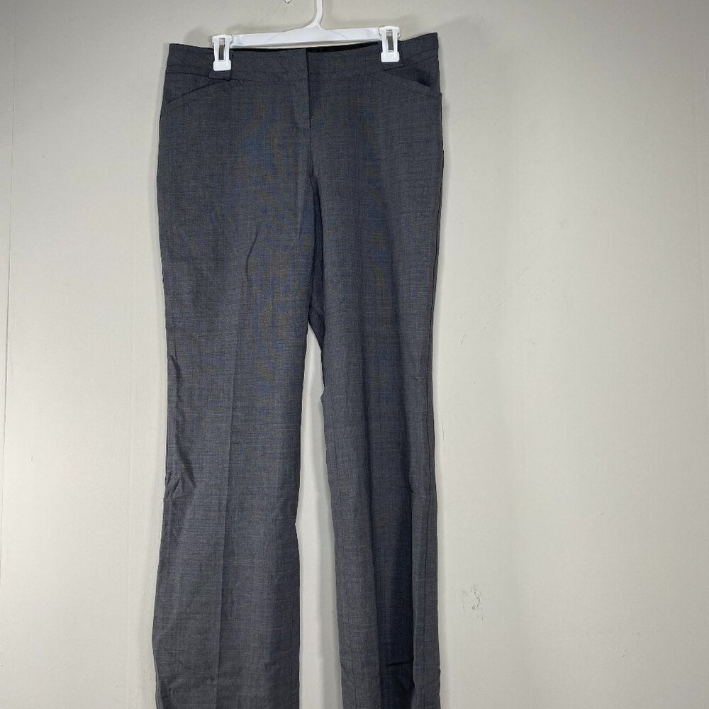 The Limited CASSIDY FIT Wool Blend Wide Leg Dress Pants Women's 8 Mid Rise Gray